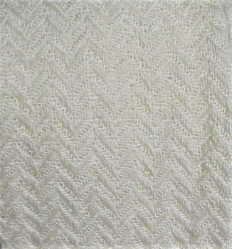 solid white herringbone