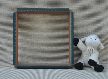 Fourteen by fourteen rug punching frame